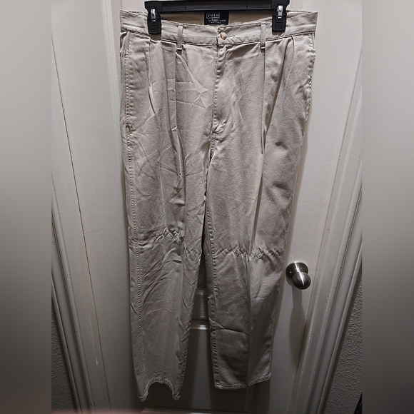 Polo By Ralph Lauren Mens Chino Pants Made In USA Size 33 X 32. - Picture 1 of 5